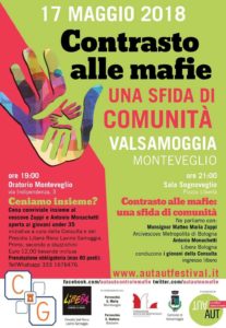 Contrasto alle mafie: una sifda di comunità @ Sala SognoVeglio - monteveglio | Monteveglio | Emilia-Romagna | Italia